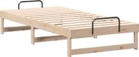 vidaXL Bedframe Massief Grenenhout Naturel 90 x 200 cm