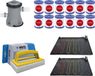 WAYS - Entretien de piscine - 2x tapis solaires et pompe de filtration 1249 l/h et 12 filtres type I et brosse de nettoyage WAYS
