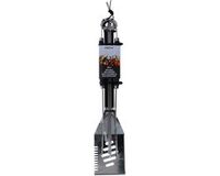 alpina BBQ Gereedschap Set – 6-Delige Barbecue Set met Spatel, BBQ Tang en Vleesvork – Inclusief 4 Spiezen – Roestvrij Staal – Ideaal voor Grillen van Vlees en Groenten