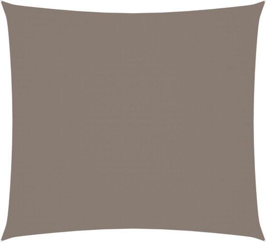 vidaXL Zonnescherm rechthoekig 2,5x3 m Oxford stof taupe