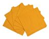 Penguin Home 100% Linnen Look Katoen Servet 6-Delig Set, Massief Oker