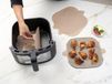 Nostik Square Airfryer Liners 2 Stuks Bruin