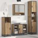 Maison Exclusive Ensemble de meubles de salle de bain "Exclusive" en chêne artisanal, dimensions : 35 x 37,5 x 188,5 cm