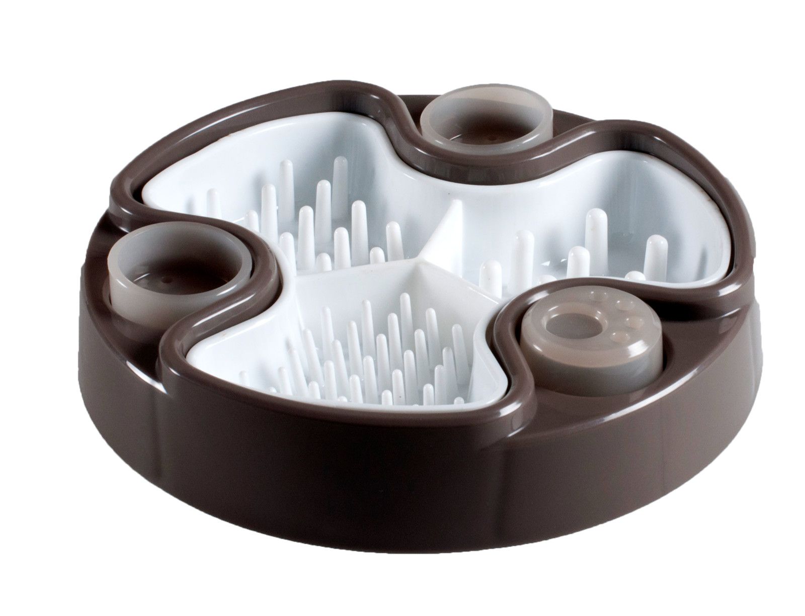 Vadigran Educatieve Eetpot Brain Bruin 24cm