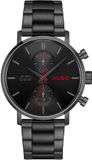 Hugo Boss HUGO TAKEOFF heren horloge staal zwart 43mm