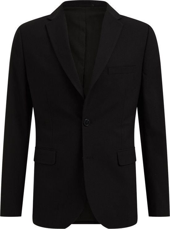 WE Fashion Heren Slim Fit Blazer Zwart