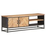 Maison Exclusive - meuble TV, 120x30x40 cm, acacia massif