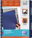 Oxford Vario-Zipp Tabbladen, 5-delig, A4, Donkerblauw