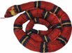 Pia Soft Toys Knuffeldier Slang - Rood - 200 cm