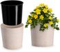 KADAX Pot en bois, crème, diamètre 19 cm