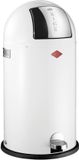 WESCO Kickboy Pedaalemmer - Wit - 40 Liter - Metaal