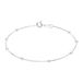 Lucardi Dames Zilveren armband venetiaan bol - Armband - 925 Zilver - Zilverkleurig - 19 cm
