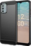 Selected by GSMpunt.nl Nokia Geborsteld TPU Hoesje Geschikt voor Nokia G42