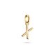 Thomas Sabo Charm Club Connect Charm-Hanger Letter X 18k Vergulding Gerecycled 925 Zilver CC1230-413-39