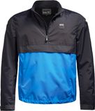 Blauer Veste textile de moto, bleu foncé/bleu clair, taille S