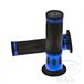 ProGrip 728 Poignées ATV Noir / Bleu Alu Diamètre 22 mm. Longueur 122 mm Fermé