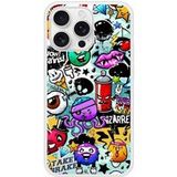 Apple iPhone 16 Graffiti 2 Verstevigd hoesje met sublimatie bedrukking