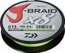 Daiwa J-Braid X8, gevlochten lijn, 0.24mm, 150 meter, chartreuse