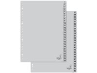 Kangaro A4 cijfers PP 120mµ grijs 23-gaats 52-delig