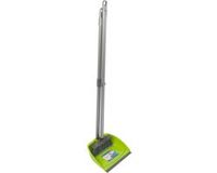 Lifetime Clean Lifetime Stoffer en Blik - Lange Steel - Rubber rand - Groen