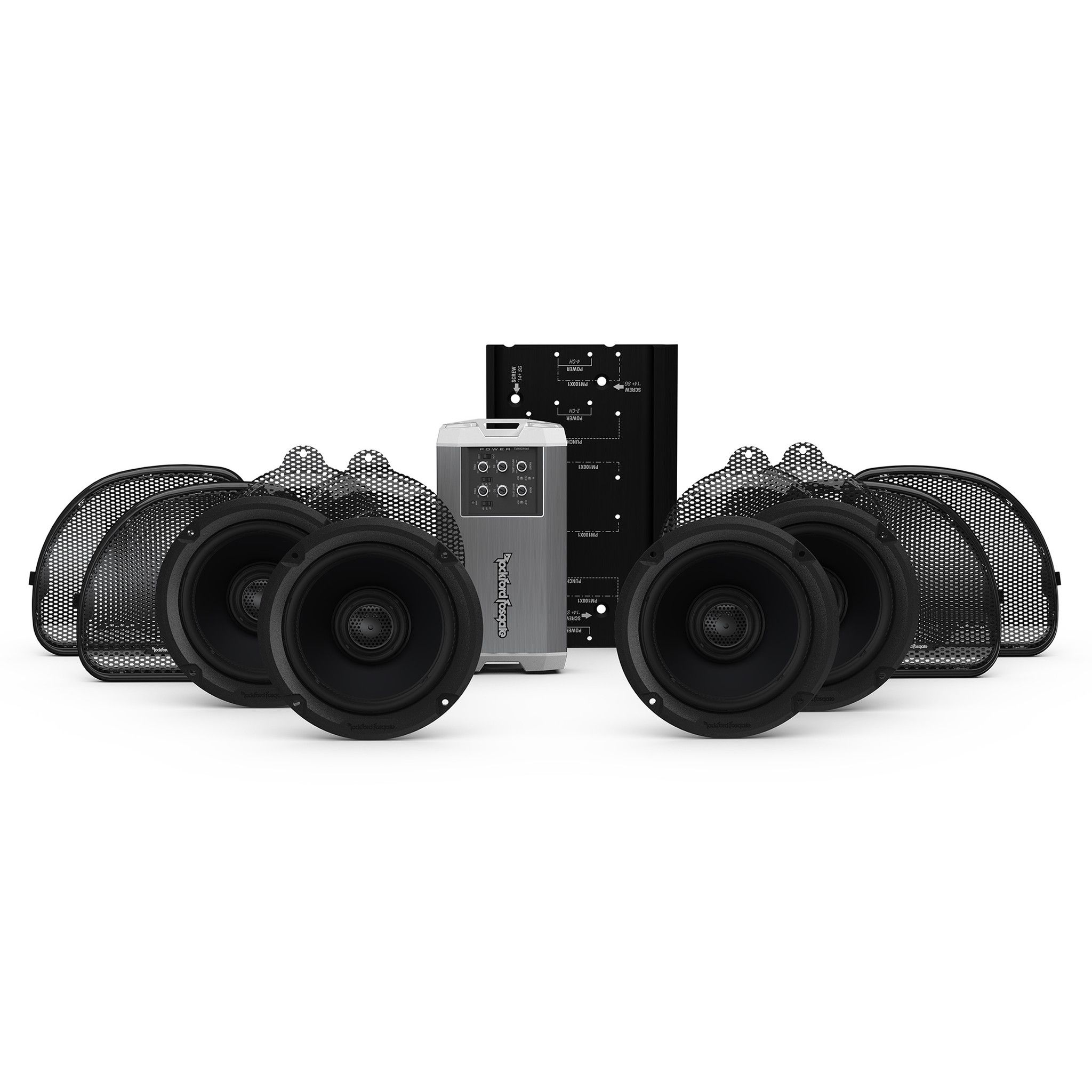 Rockford HD14U-STAGE2 - Harley Davidson Audio Package