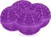 Relaxdays wasbol set van 4 - paars
