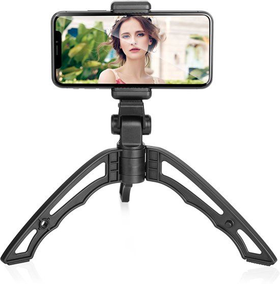 Premium Commerce (2 in 1) Flexible Tripod Telefoon houder Statief Voor Smartphone Met Telefoon Houder!