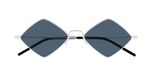 Saint Laurent Sl 302 Lisa Lunettes De Soleil Unisexe Argent Géométrique Gris 55mm