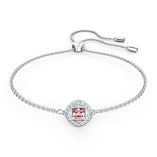 Swarovski 5547023 Angelic Sqaure Dames Armband, Wit/Roze, Een Maat