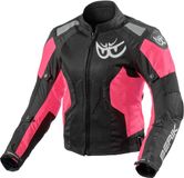 Berik Vephe Dames motorfiets textieljas - Zwart/roze - Maat 46