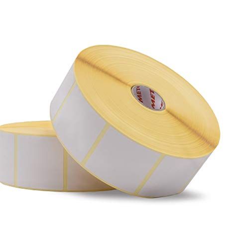 Meto Thermotransfer etiketten - 49 x 38 mm - wit - permanent - 4 rollen