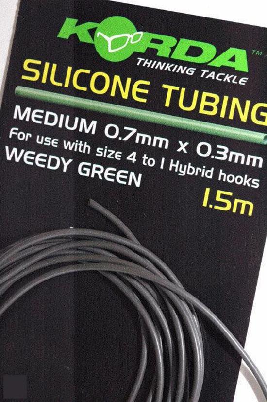 Korda Silicone Tubing Medium Weedy Green 1.5M