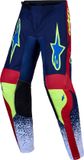 Alpinestars Fluid Drag Jeugd motocrossbroeken Blauw/rood/wit Maat 30