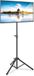 Pyle TV Standaard - Draagbare TV Stand - Verstelbare Hoogte - TV Statief tot 144 cm - Zwart