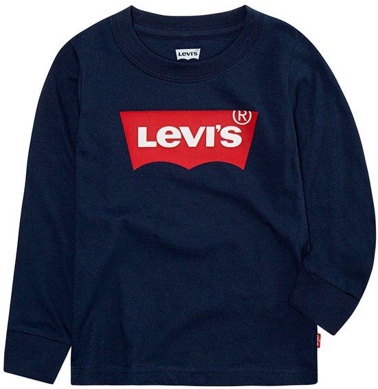Levi's® Kids Batwing T-shirt met lange mouwen Blauw 24 maanden