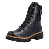 Rieker Veterboot 72631-01 Zwart