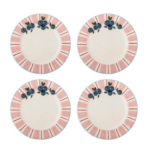 Bloomingville ontbijtbord Carry (Ø20,5 cm) (set van 4)