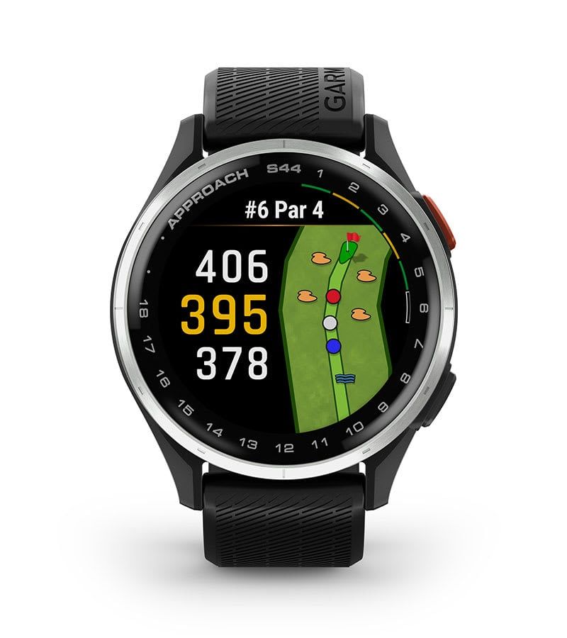 Garmin Approach S44 1.2" Digital Touchscreen GPS Golf Watch - Titanium
