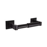 Millbridge 544569 Toiletpapierhouder voor badkamer, mat zwart, elegant en eenvoudig te installeren - Design House