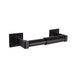 Millbridge 544569 Porte-rouleau de papier toilette pour salle de bain, noir mat, élégant et facile à installer - Design House