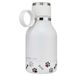 Asobu - Bouteille d'eau pour chien avec bol - 1000ml acier inoxydable - Blanc