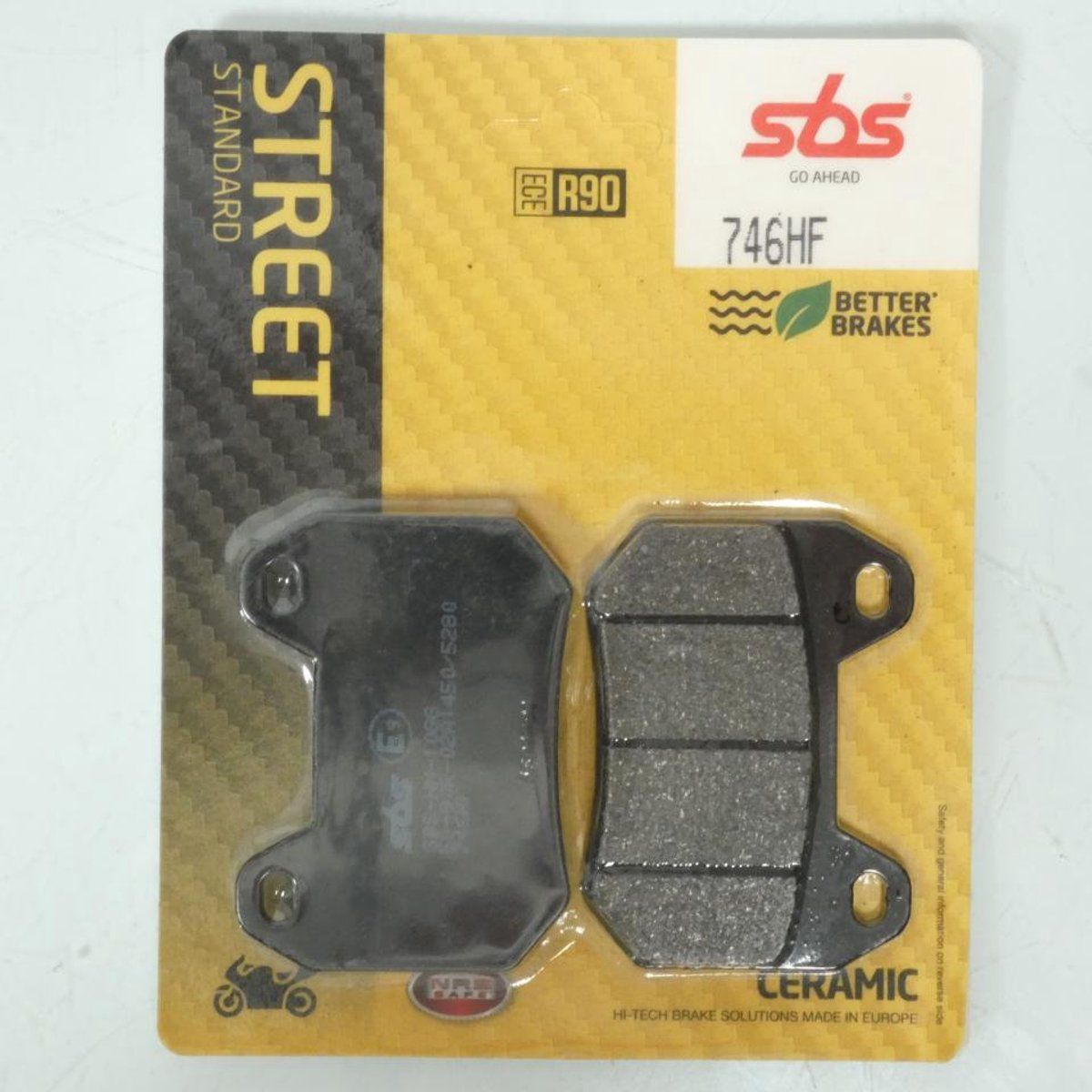 REMBLOKKEN SBS Plaquette de frein pour Moto BMW 1200 K Lt Abs 2001 à 2008 746HF Neuf