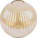 LIGHT HOME LH Riffle Lampenkap, honingkleurig, bolvormig, klein, 14 cm