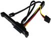 Silverstone CP05 SATA-kabel 0,5 m Zwart