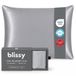 Blissy Zijden kussensloop - 100% pure moerbeizijde - 22 momme 6A hoogwaardige vezels - satijnen kussensloop voor haar en huid - normaal, koningin en koning met verborgen rits