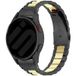 Strap-it Samsung Galaxy Watch 7 - 40mm stalen schakel band (zwart/goud)