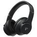 DOQAUS Bluetooth-hoofdtelefoon over het oor, 90 uur afspeeltijd Bluetooth 5.3 draadloze hoofdtelefoon, opvouwbare lichtgewicht hoofdtelefoon draadloos met hifi-stereogeluid, diepe bas, zwart