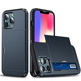 HUILUN Telefoon Case Voor iPhone 12 - Marineblauw