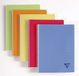 Clairefontaine 328325C Collectie Linicolor Fresh Pak met 10 Spiraalschriften - 24x32 cm - 100 Pagina's Kleine Ruitjes - Wit Papier 90 g - Polypro Omslag Transparant - Willekeurige Kleuren