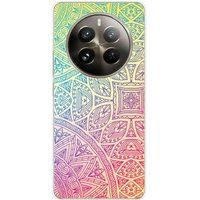 Realme Siliconen hoesje compatibel met Realme 12 Pro 5G, Realme 12 Pro Plus 5G Pastel Mandala